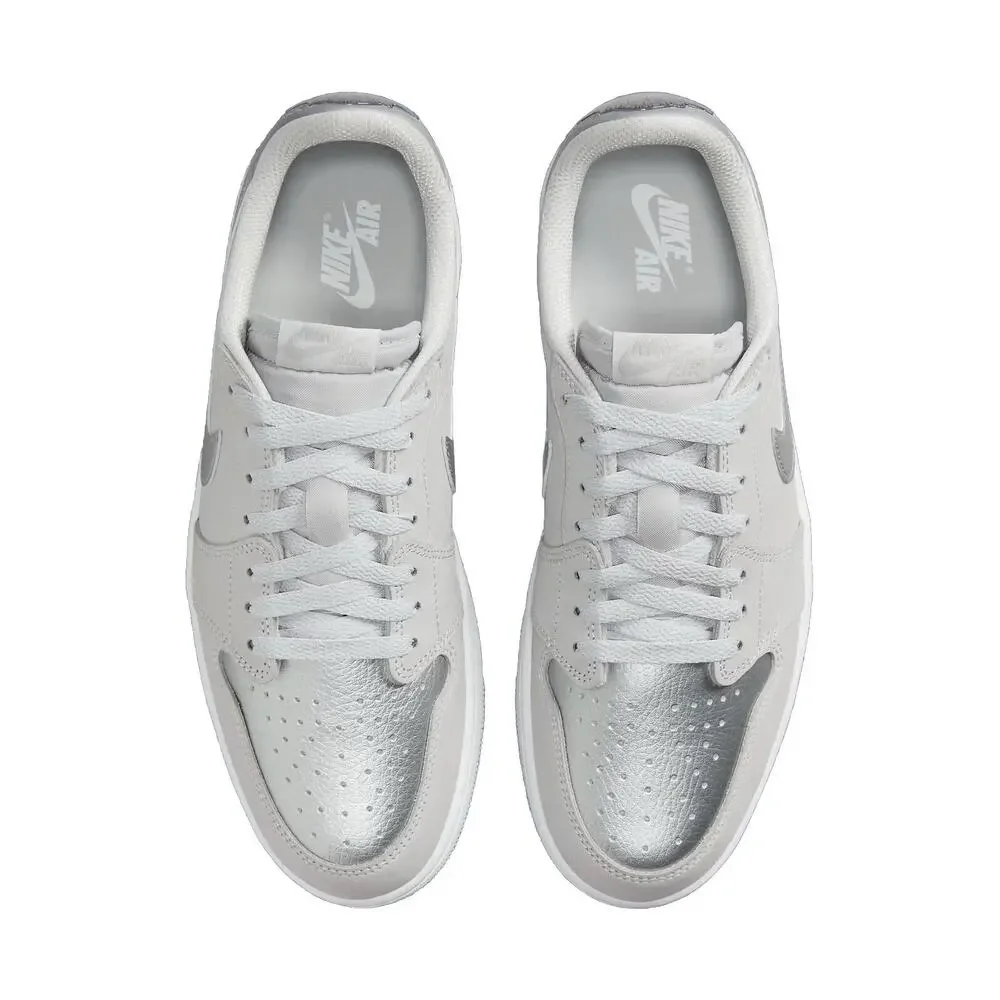 NEW Nike Air Jordan 1 Retro Low OG Metallic Silver CZ0790-002 Men’s Size Multi